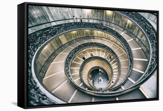 Dolce Vita Rome Collection - Spiral Staircase III-Philippe Hugonnard-Framed Premier Image Canvas