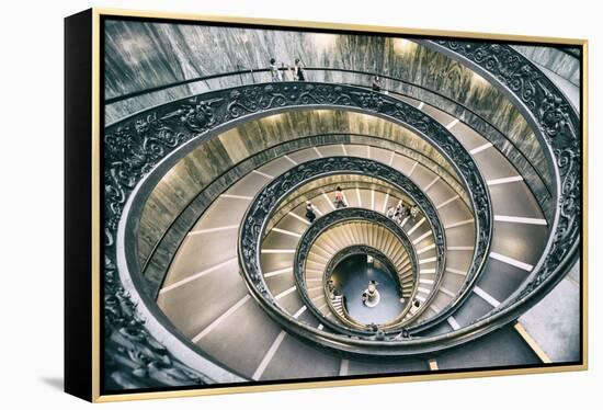 Dolce Vita Rome Collection - Spiral Staircase III-Philippe Hugonnard-Framed Premier Image Canvas