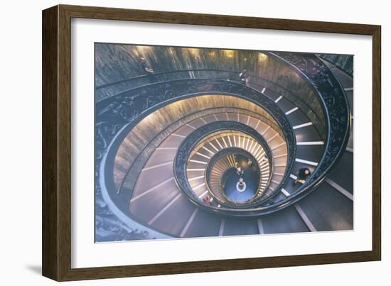 Dolce Vita Rome Collection - Spiral Staircase VI-Philippe Hugonnard-Framed Photographic Print