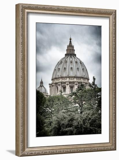 Dolce Vita Rome Collection - St Pierre de Rome Basilica II-Philippe Hugonnard-Framed Photographic Print