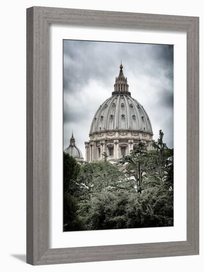 Dolce Vita Rome Collection - St Pierre de Rome Basilica II-Philippe Hugonnard-Framed Photographic Print