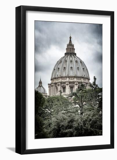 Dolce Vita Rome Collection - St Pierre de Rome Basilica II-Philippe Hugonnard-Framed Photographic Print