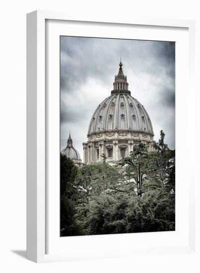 Dolce Vita Rome Collection - St Pierre de Rome Basilica II-Philippe Hugonnard-Framed Photographic Print