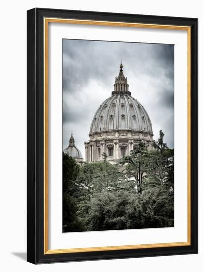 Dolce Vita Rome Collection - St Pierre de Rome Basilica II-Philippe Hugonnard-Framed Photographic Print