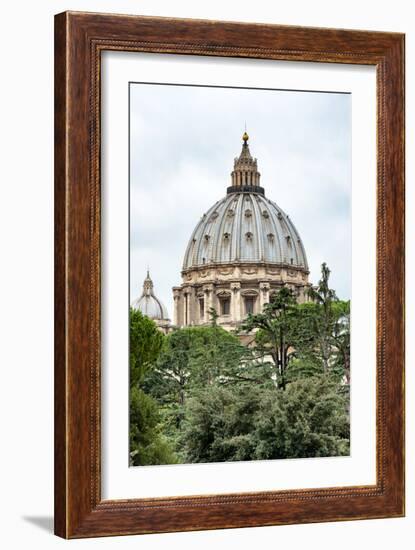 Dolce Vita Rome Collection - St Pierre de Rome Basilica-Philippe Hugonnard-Framed Photographic Print