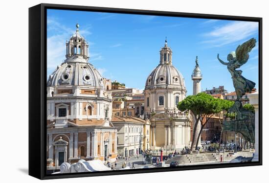 Dolce Vita Rome Collection - The City of the Italian Angels-Philippe Hugonnard-Framed Stretched Canvas