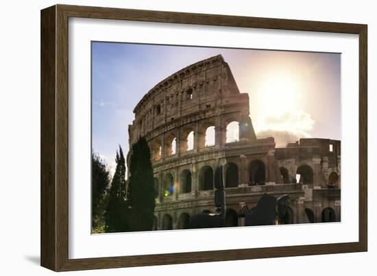 Dolce Vita Rome Collection - The Colosseum at Sunrise-Philippe Hugonnard-Framed Photographic Print