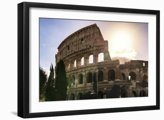 Dolce Vita Rome Collection - The Colosseum at Sunrise-Philippe Hugonnard-Framed Photographic Print