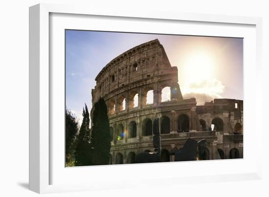 Dolce Vita Rome Collection - The Colosseum at Sunrise-Philippe Hugonnard-Framed Photographic Print
