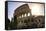 Dolce Vita Rome Collection - The Colosseum at Sunrise-Philippe Hugonnard-Framed Stretched Canvas