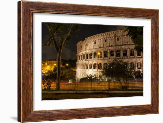 Dolce Vita Rome Collection - The Colosseum Orange Night-Philippe Hugonnard-Framed Photographic Print