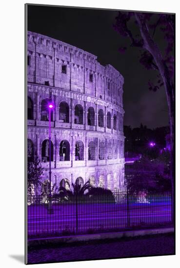 Dolce Vita Rome Collection - The Colosseum Purple Night II-Philippe Hugonnard-Mounted Photographic Print