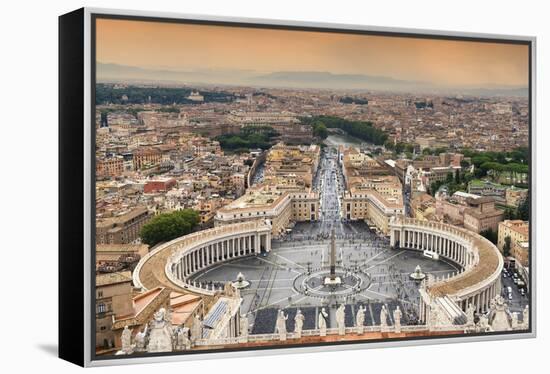 Dolce Vita Rome Collection - The Vatican City at Sunset III-Philippe Hugonnard-Framed Premier Image Canvas