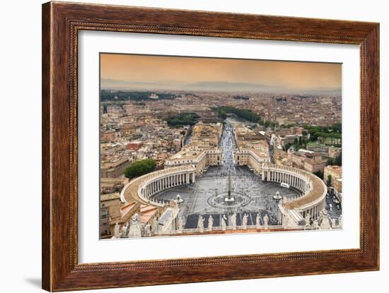 Dolce Vita Rome Collection - The Vatican City at Sunset III-Philippe Hugonnard-Framed Photographic Print