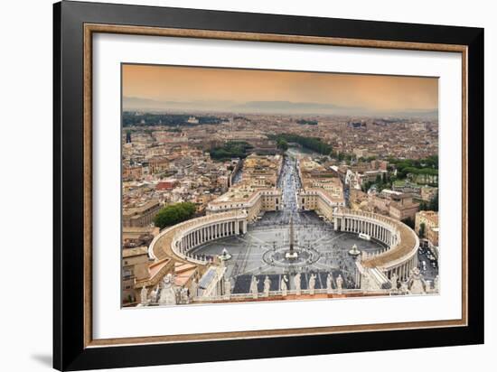 Dolce Vita Rome Collection - The Vatican City at Sunset III-Philippe Hugonnard-Framed Photographic Print