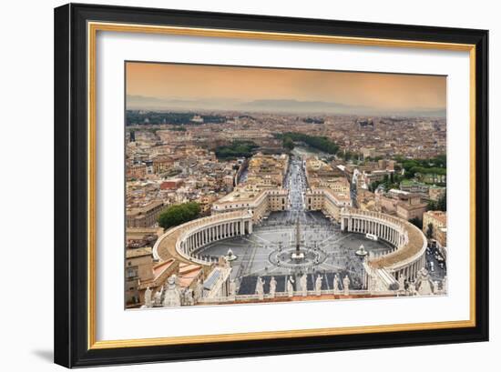 Dolce Vita Rome Collection - The Vatican City at Sunset III-Philippe Hugonnard-Framed Photographic Print