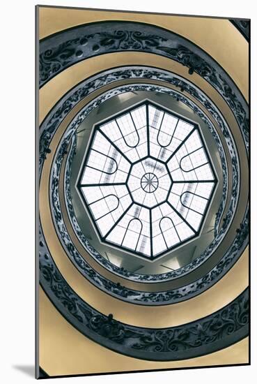 Dolce Vita Rome Collection - The Vatican Spiral Staircase Dark Beige II-Philippe Hugonnard-Mounted Photographic Print