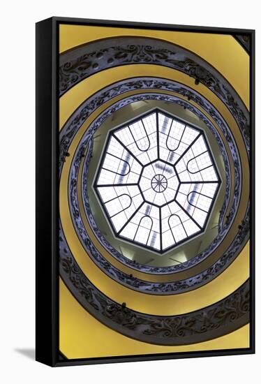 Dolce Vita Rome Collection - The Vatican Spiral Staircase Gold II-Philippe Hugonnard-Framed Stretched Canvas