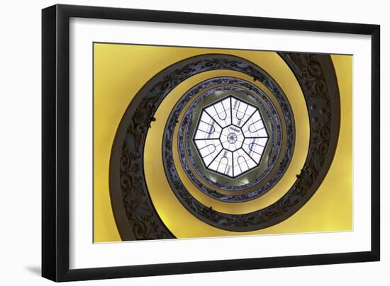 Dolce Vita Rome Collection - The Vatican Spiral Staircase Gold-Philippe Hugonnard-Framed Photographic Print