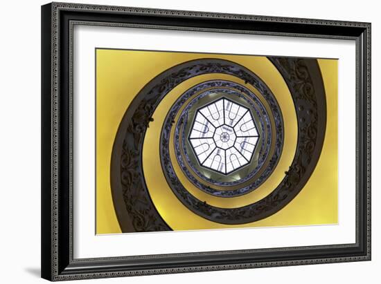 Dolce Vita Rome Collection - The Vatican Spiral Staircase Gold-Philippe Hugonnard-Framed Photographic Print