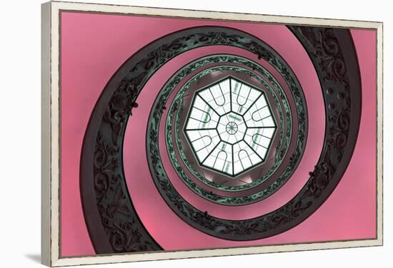 Dolce Vita Rome Collection - The Vatican Spiral Staircase Hot Pink-Philippe Hugonnard-Framed Premier Image Canvas