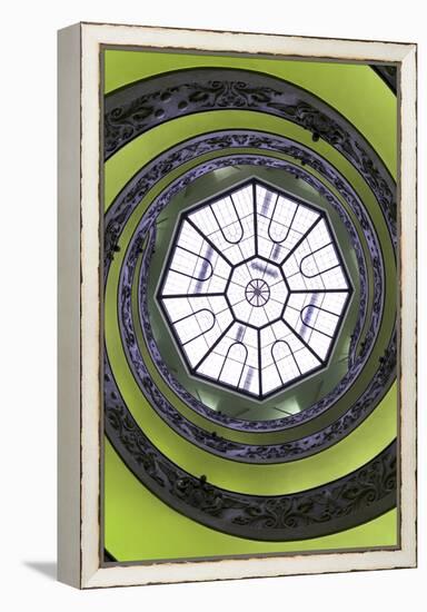 Dolce Vita Rome Collection - The Vatican Spiral Staircase Lime Green II-Philippe Hugonnard-Framed Premier Image Canvas