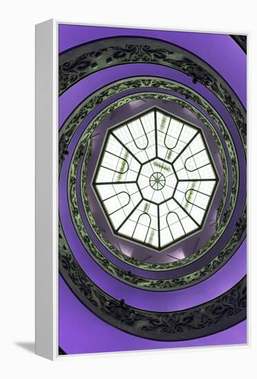 Dolce Vita Rome Collection - The Vatican Spiral Staircase Purple II-Philippe Hugonnard-Framed Premier Image Canvas