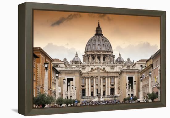 Dolce Vita Rome Collection - Vatican City at Sunset-Philippe Hugonnard-Framed Premier Image Canvas