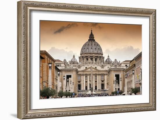 Dolce Vita Rome Collection - Vatican City at Sunset-Philippe Hugonnard-Framed Photographic Print