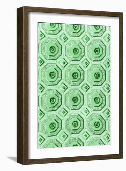 Dolce Vita Rome Collection - Vatican Green Mosaic-Philippe Hugonnard-Framed Photographic Print