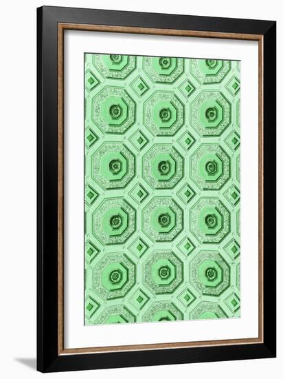 Dolce Vita Rome Collection - Vatican Green Mosaic-Philippe Hugonnard-Framed Photographic Print