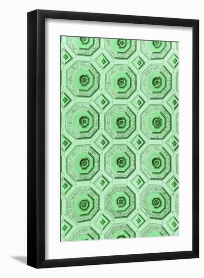 Dolce Vita Rome Collection - Vatican Green Mosaic-Philippe Hugonnard-Framed Photographic Print