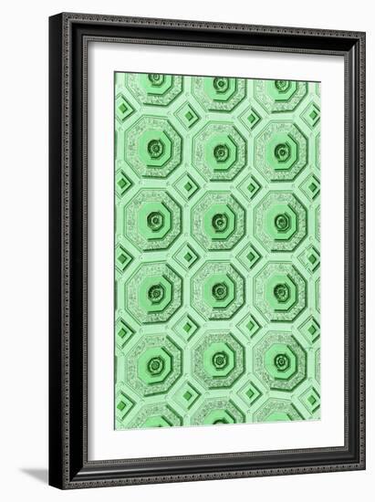 Dolce Vita Rome Collection - Vatican Green Mosaic-Philippe Hugonnard-Framed Photographic Print