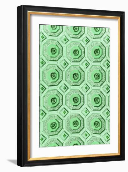 Dolce Vita Rome Collection - Vatican Green Mosaic-Philippe Hugonnard-Framed Photographic Print