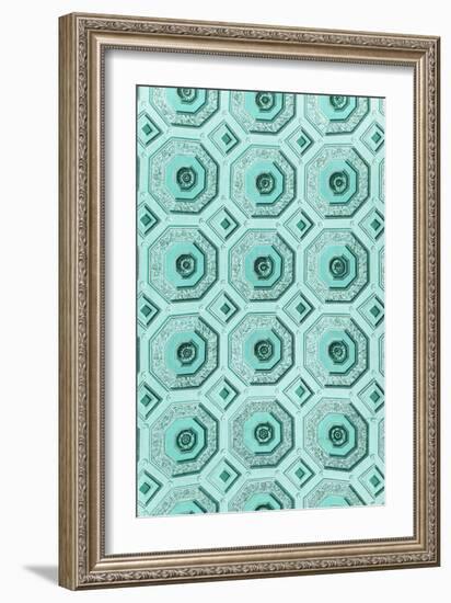 Dolce Vita Rome Collection - Vatican Turquoise Mosaic-Philippe Hugonnard-Framed Photographic Print