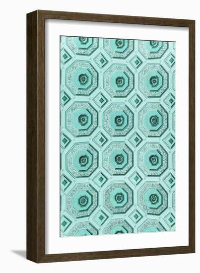 Dolce Vita Rome Collection - Vatican Turquoise Mosaic-Philippe Hugonnard-Framed Photographic Print