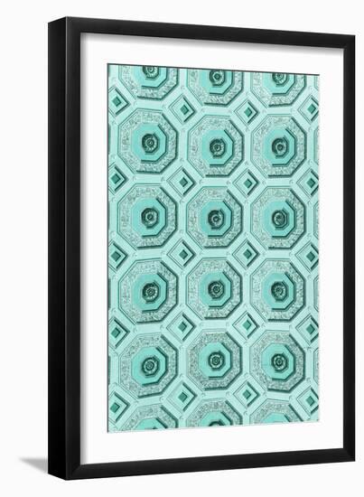 Dolce Vita Rome Collection - Vatican Turquoise Mosaic-Philippe Hugonnard-Framed Photographic Print