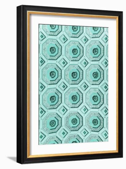 Dolce Vita Rome Collection - Vatican Turquoise Mosaic-Philippe Hugonnard-Framed Photographic Print