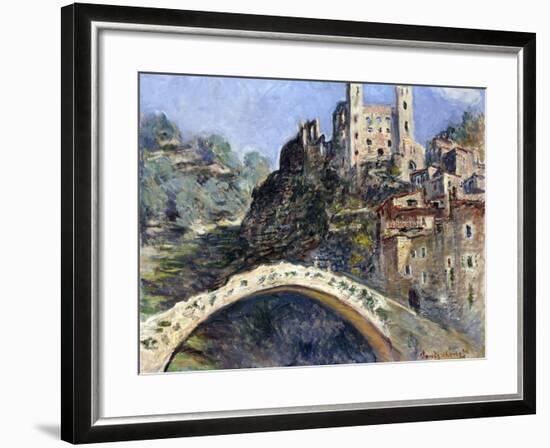 Dolceacqua, 1884-Claude Monet-Framed Giclee Print