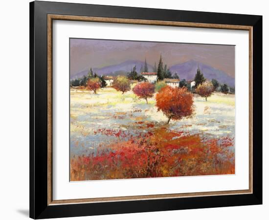 Dolci colline-Luigi Florio-Framed Art Print