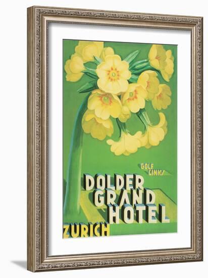 Dolder Grand Hotel, Zurich-null-Framed Art Print