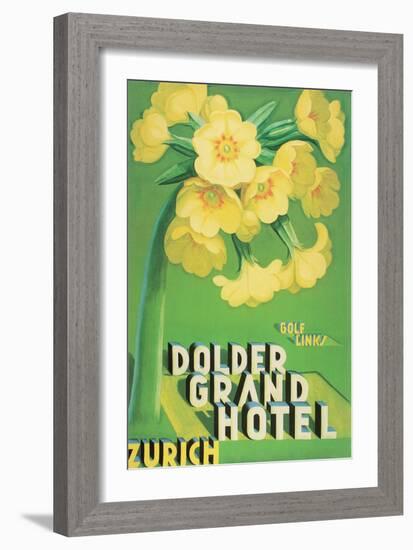 Dolder Grand Hotel, Zurich-null-Framed Art Print