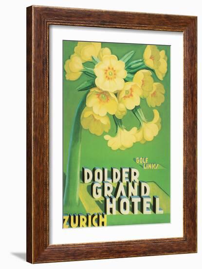 Dolder Grand Hotel, Zurich-null-Framed Art Print