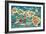 Dole Map of the Hawaiian Islands c.1950-Joseph Fehér-Framed Giclee Print