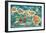 Dole Map of the Hawaiian Islands c.1950-Joseph Fehér-Framed Giclee Print