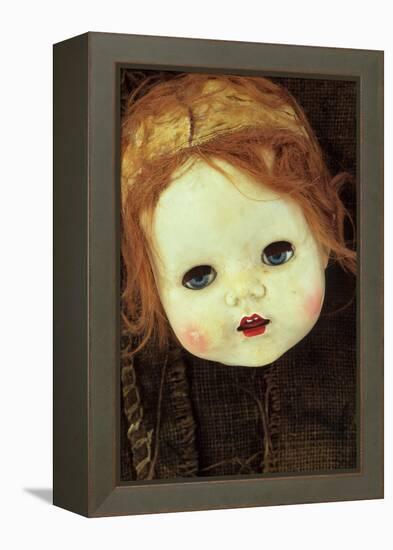 Doll Head On Sack-Den Reader-Framed Premier Image Canvas