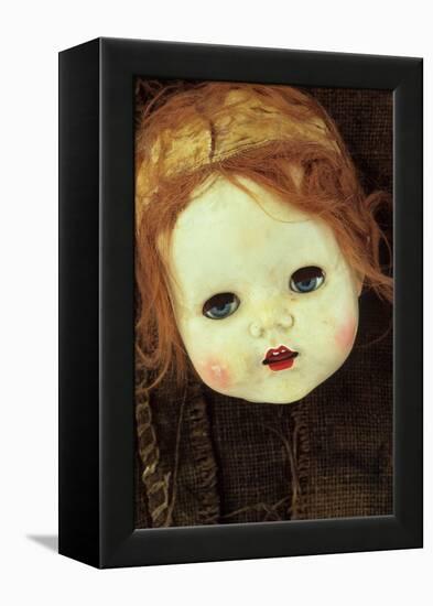 Doll Head On Sack-Den Reader-Framed Premier Image Canvas