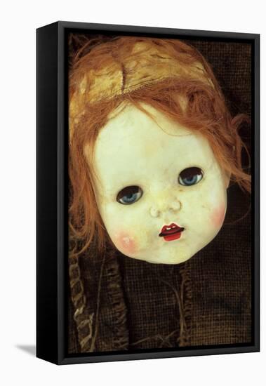 Doll Head On Sack-Den Reader-Framed Premier Image Canvas