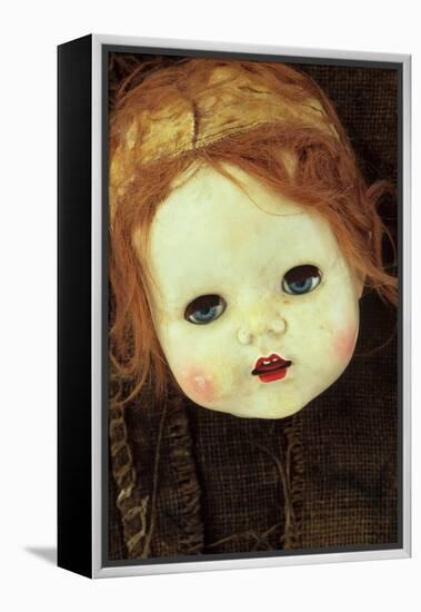 Doll Head On Sack-Den Reader-Framed Premier Image Canvas