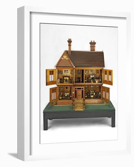 Doll's House, Queen Mary's Dolls' House, Liverpool, c.1887-null-Framed Photographic Print